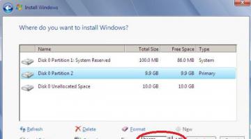 Установка Windows на пустой жесткий диск Чистая установка windows 7 с диска